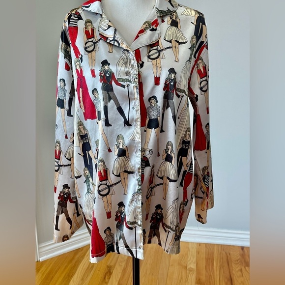 Taylor Swift Red Era's size small pajama top in a size small concert fan swiftie - Picture 10 of 10